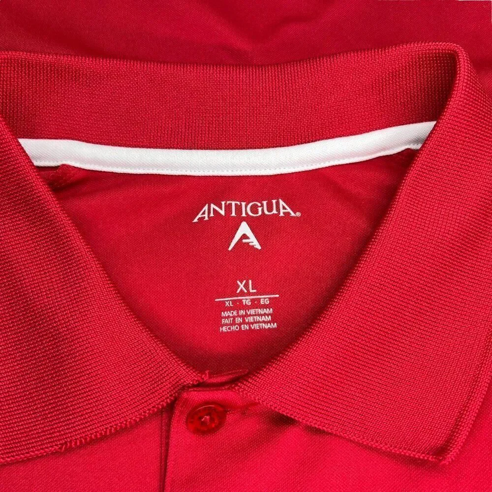 Antigua Men's St. Louis Cardinals‎ Embroidered Point Desert Dry Polo